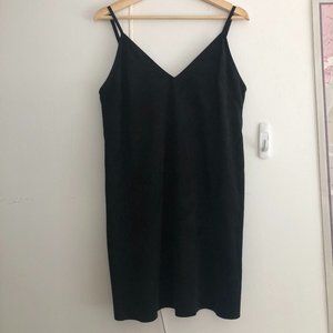 Vivienne Slip Shift Black Mini Dress from Wilfred